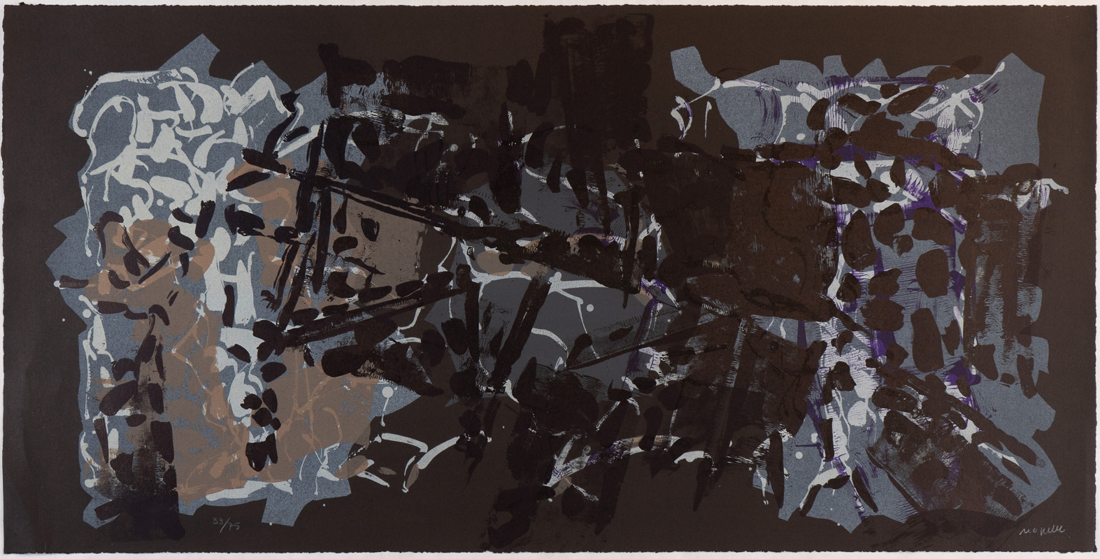 Lithograph from album "Riopelle" 1967